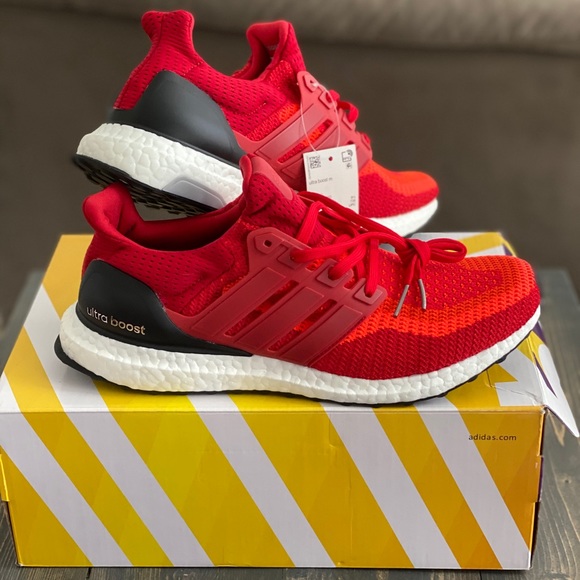 ultra boost red gradient